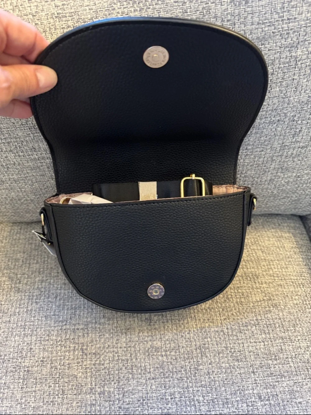 Kedzie Black Luna Crossbody Bag - Picture 4 of 4